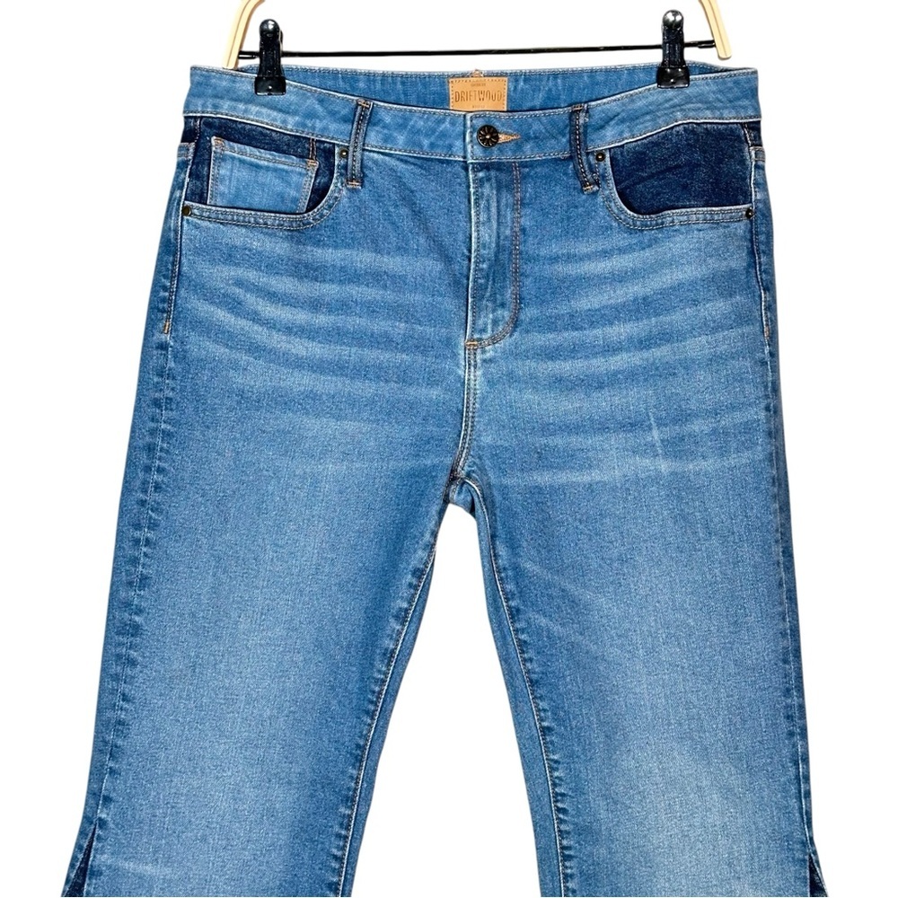 DRIFTWOOD Cleo Patchwork Flare Jeans - Picture 8 of 14